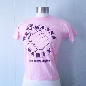 Vintage Unworn T-shirt We Wanna Party NOS